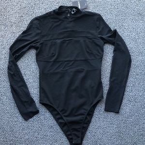 Black Mesh Onesie